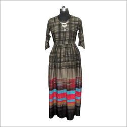 Ladies Fancy Long Kurti, Size : M, XL