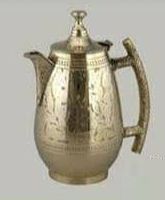 Round Polished Berrol Brass Jug, for Serving Water, Style : Antique