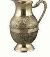 Round Polished More Brass Jug, for Serving Water, Style : Antique