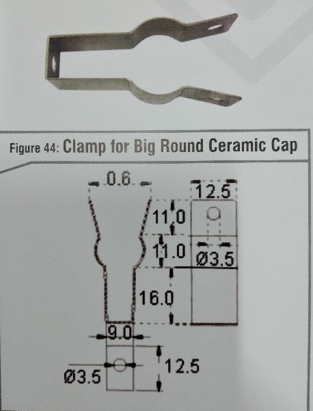 IRCF2 Infrared Heater Mounting Clamp, Color : Grey