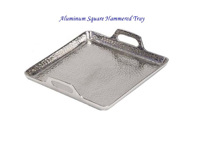 Aluminum Hammered Tray