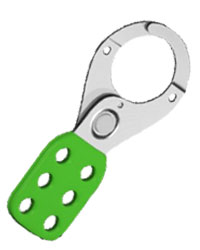 Steel Loto Lockout Hasp, for Electrical Industries, Feature : Durable, High Strength, Rugged Durability