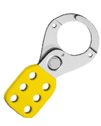 Steel Vinyl Coated Lockout Hasp, for Electrical Industries, Feature : Durable, High Strength, Unmatched Quality
