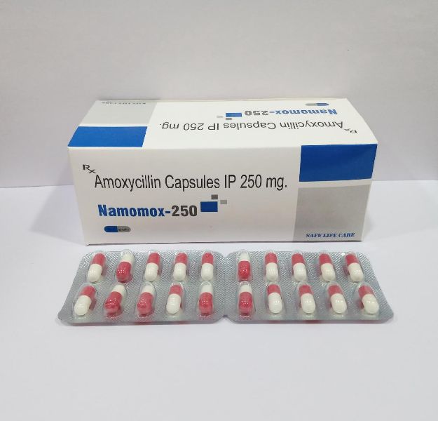 Namomox 250 Mg Capsules, for Clinic, Hospital, Packaging Type : Blister