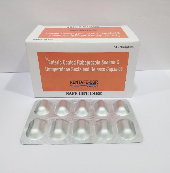 Rentafe DSR Capsules, for Clinic, Hospital, Packaging Type : Blister