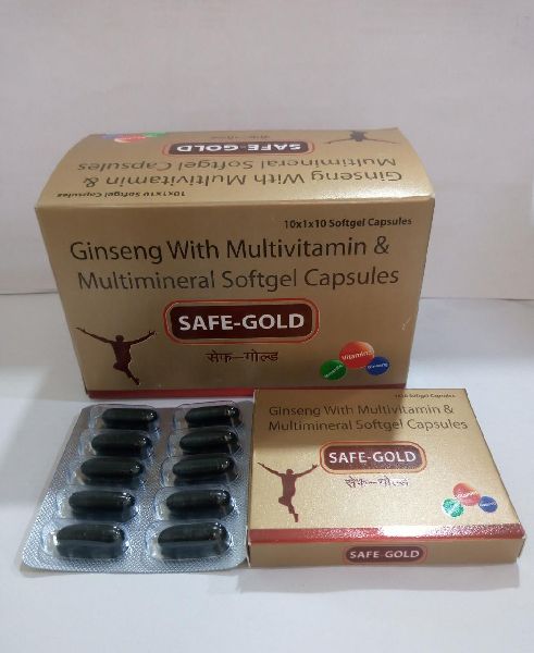 Safe Gold Capsules, for Clinical, Hospital, Packaging Type : Plastic Packets