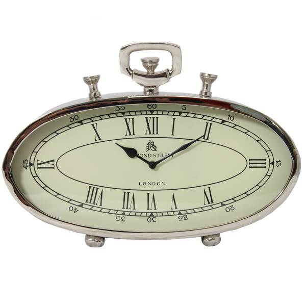 Oval Shaped Table Clock