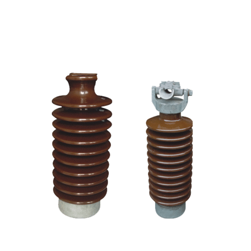 Ceramic 22kV Post Insulator, for Power Distribution, Shape : Round