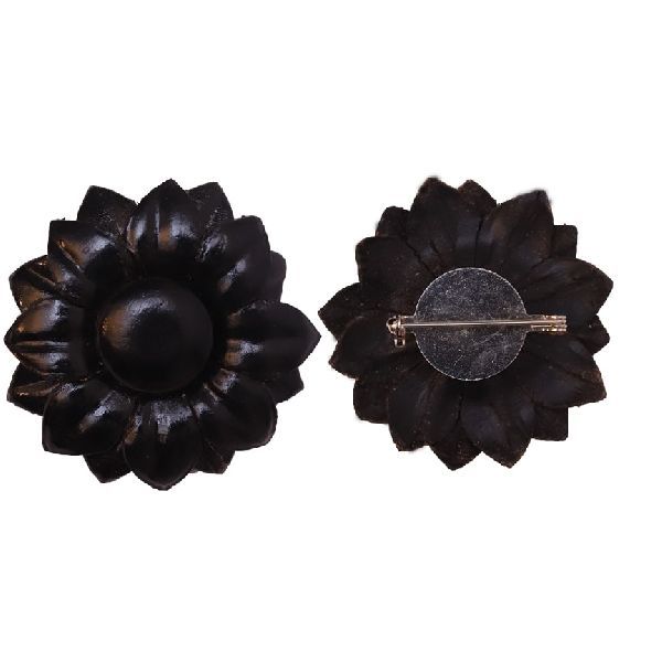 Leather Brooch