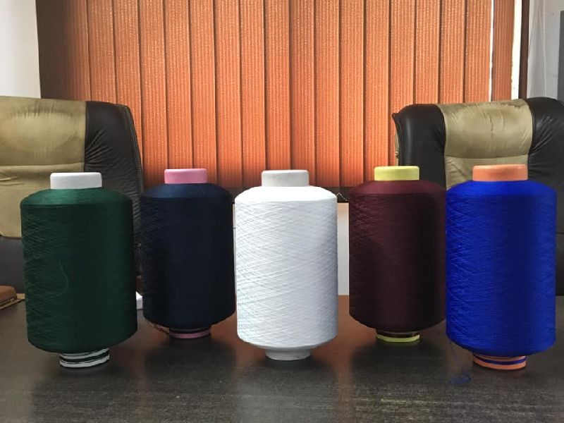 High Bulk Polyester Dyed Yarn, for Knitting, Sewing, Feature : Eco-Friendly, Low Shrinkage