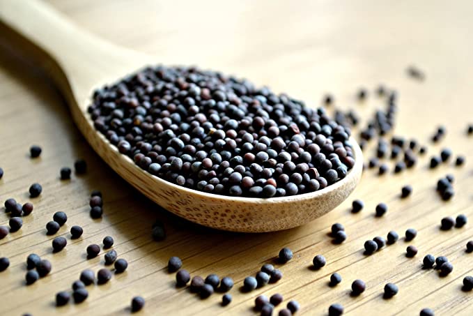 Organic black mustard seeds