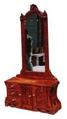 Hand Carved Dressing Table, Color : Brown