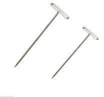 MS Nickel Plated T Pins, Color : Silver
