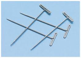 T Pins & All Pins, Color : Silver