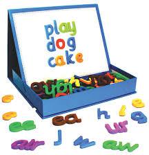 Polished Plastic Magnetic Letters, for Education