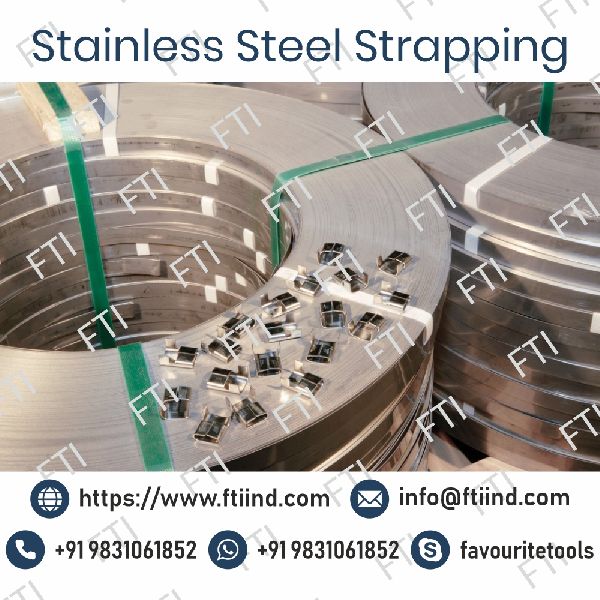 Hot Rolled Stainless Steel Strapping, for Industrial, Grade : AISI, ASTM, BS, DIN