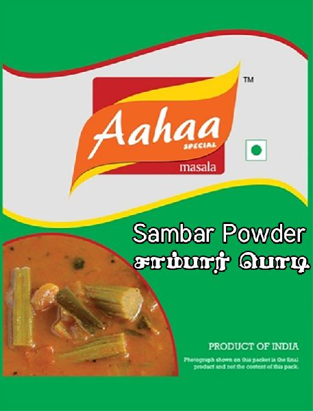 Natural sambar powder, Packaging Type : Plastic Bag, Plastic Pouch