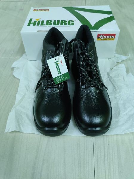 High Ankle Leather Safety Shoe