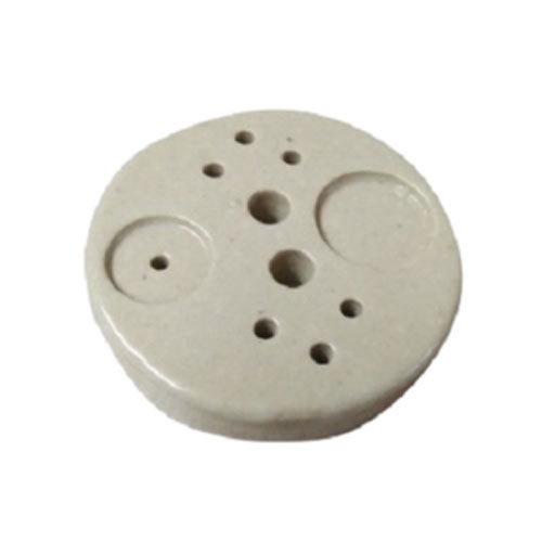 Plain Ceramic Incense Stick Stand, Shape : Round