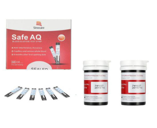 Safe AQ 50 Glucometer Strips, for Clinical, Home Purpose, Hospital, Shelf Life : 12