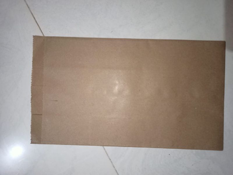 Plain Food Grade Paper Bags, Color : Brown