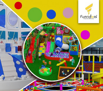 Color Coated Foam Indoor Playground, for Gaming Use, Size : 730x1020x2100mm