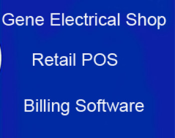 Gene Electrical Shop Retail POS Billing Software