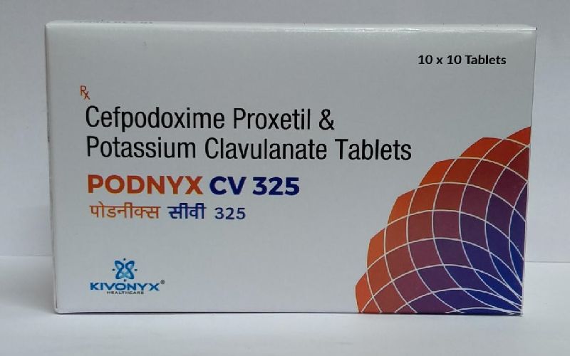 CFODOXIME POTASSIUM CLAVULANTE TABLET, Certification : ISO 9001:2008 Certified