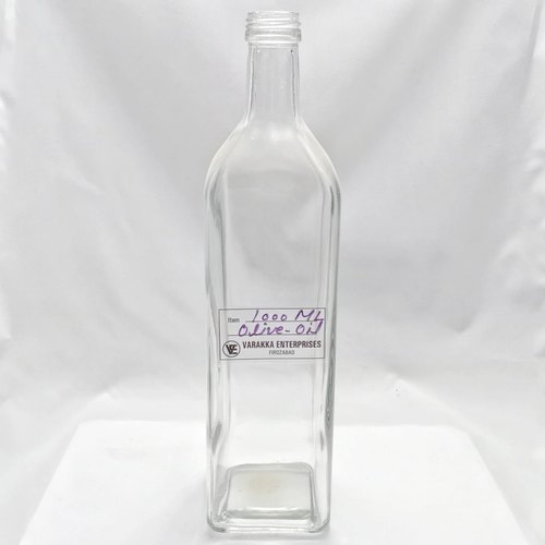 Varakka Enterprises 1000ml Glass Oil Bottle, Sealing Type : Airtight