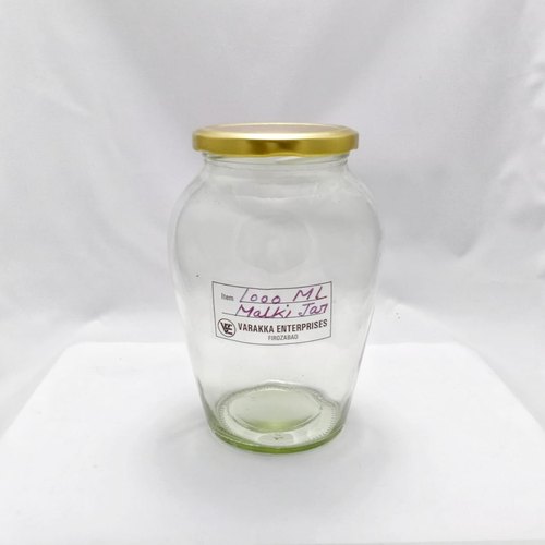 1000ml Matki Glass Jar, Color : Transparent