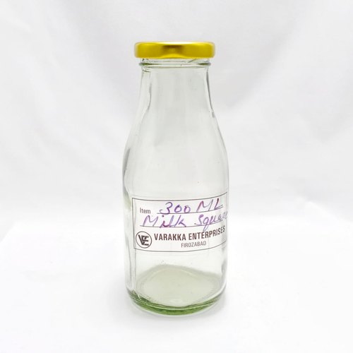 300ml Square Glass Milk Bottle, Sealing Type : Air Tight