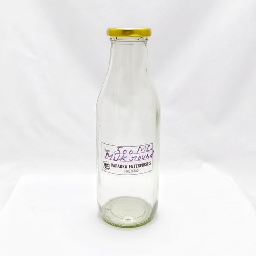 500ml Round Glass Milk Bottle