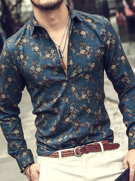 Printed Cotton Mens Casual Shirts, Feature : Anti-Shrink, Breathable, Quick Dry