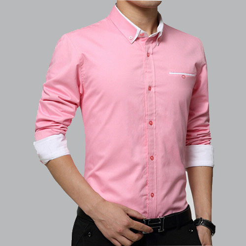 Mens Formal Shirts, for Anti-Wrinkle, Eco-Friendly, Quick Dry, Technics : Attractive Pattern