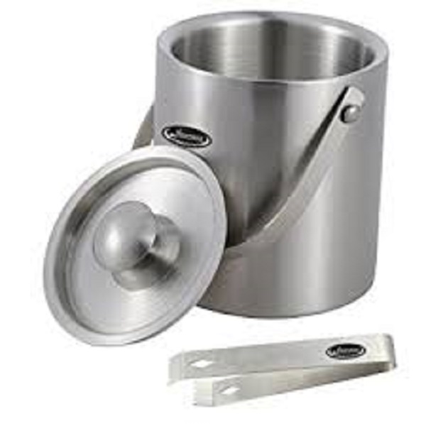 Stainless Steel Ice Bucket With Tong