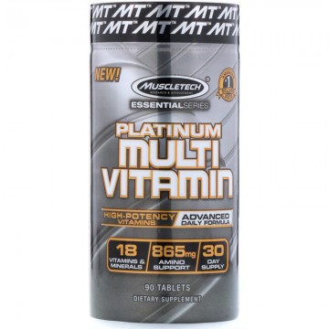 Muscletech Essential Series Platinum Multi Vitamin Tablets
