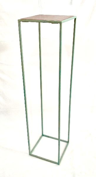 Colored Long Pedestal Plant Stand