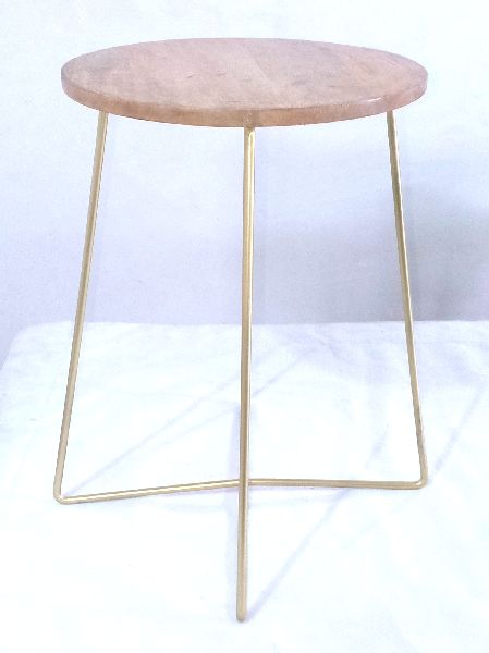 Round Polished Plain Side Table, for Home, Feature : Fine Finished