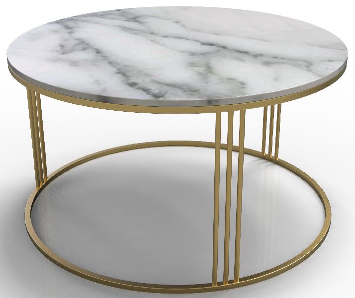 Side Table With Marble Top