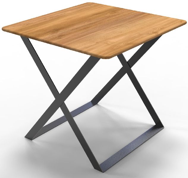 Square Side Table with Wooden Top, for Home, Hotel, Feature : Attractive Designs, Durable, Fine Finished