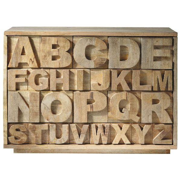 Mango Wood Engraved Letters, for School, Size : Standard