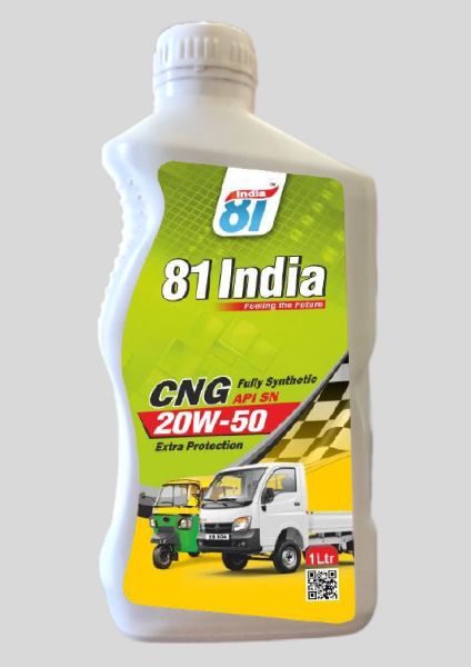 81INDIA CNG 20W50, for Automobiles, Purity : 99.9%