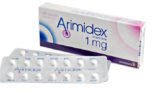 Brand Arimidex (Anastrozole) 1mg Tablets, Packaging Type : Blister