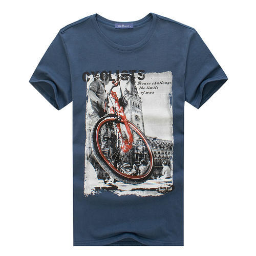 Cotton Mens Printed T-shirts, Size : L, XL