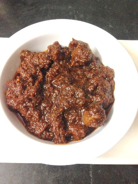 Natural Mutton Pickle, for Cooking, Human Consumption, Taste : Spicy