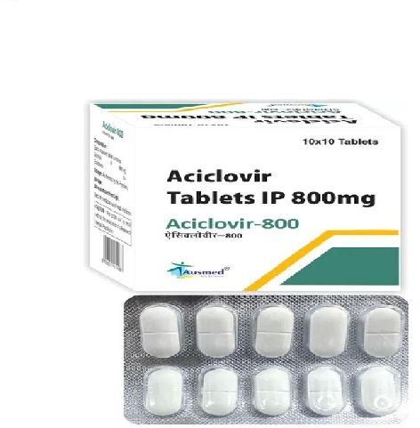Aciclovir 800mg Tablets, Purity : 99%