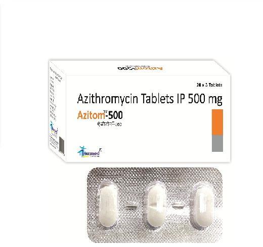 Azitom 500mg Tablets, Purity : 99%