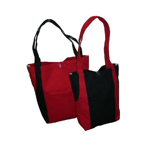 Dyed Cotton Canvas Designer Handbag