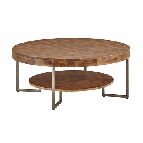 Round Coated Wooden Coffee Table, for Restaurant, Office, Hotel, Home, Pattern : Plain