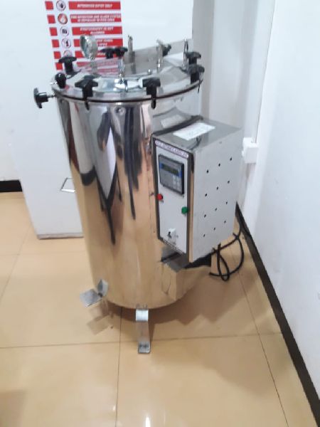 Arti Surgical Vertical Stainless Steel SS High Pressure Autoclave, for Laboratory. Pharma Industry